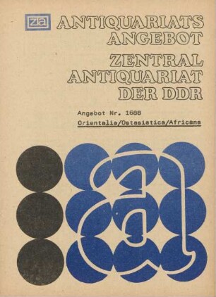 Nr. 1688: Orientalia/Ostasiatica/Africana