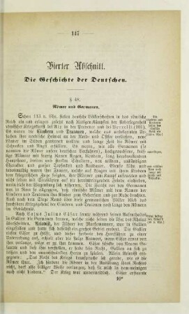 Vierter Abschnitt. Die Geschichte der Deutschen