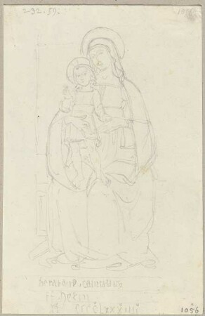 Madonnendarstellung aus dem 15. Jahrhundert