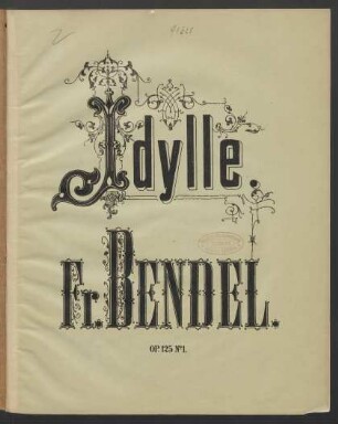 Idylle : op. 125 No. 1