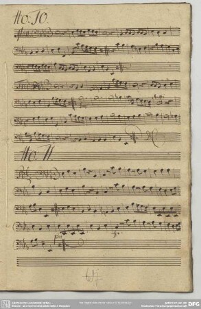 10. Anonymus, Menuette, Es-Dur