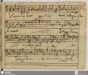[Franck, Melchior:] Vespera iam venit