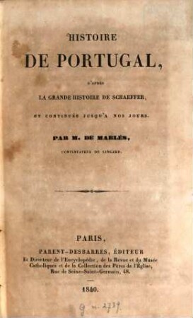 Histoire de Portugal