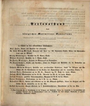 Jahresbericht über das Maximilians-Gymnasium in München : für das Schuljahr ..., 1852/53