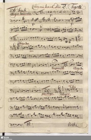 1176. Finale: Cara mio ben o Dio / Naumann, J.G.