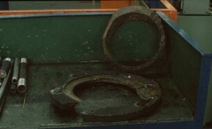 Bw Stuttgart Lokschuppen 2 württ. Wasserkran Rostschaden Sockel Vorbereitung Reparatur