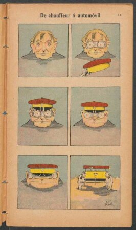 De chauffeur á automóvil - [Cómic]