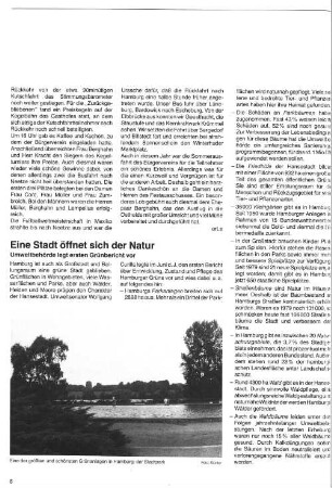 Eine Stadt öffnet sich der Natur