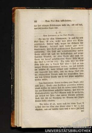 § 11 Vom Fundamente zu den Pisé-Mauern