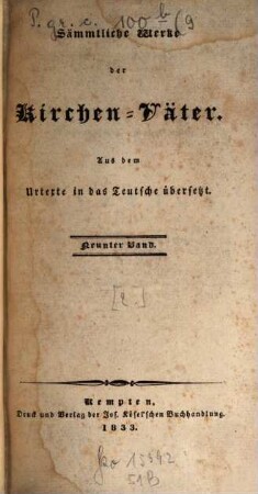 Sämmtliche Schriften des heiligen Hilarius, Bischofs von Poitiers, [2]