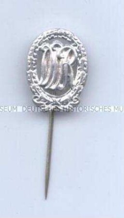 Sportabzeichen der DDR, in Silber (Miniaturausführung)
