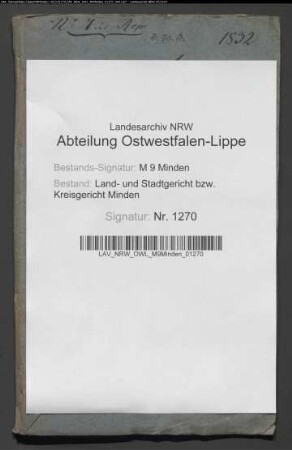 Sonstige: Berg genannt Hölscher, Marie: