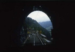 Engelwandtunnel Baustelle Bautrupp
