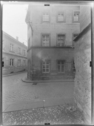 Meißen-Altstadt, Jüdenbergstraße 31. Wohnhaus. Straßenfront (Teilansicht)