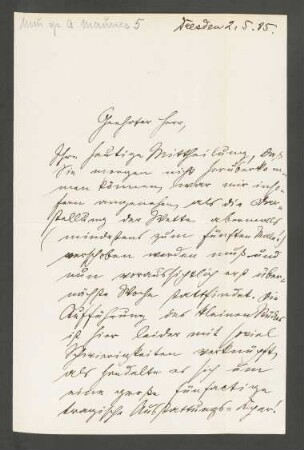 Brief an Hugo Bock : 02.05.1885