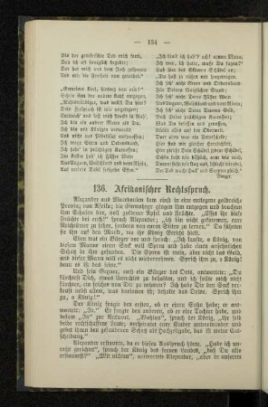136. Afrikanischer Rechtsspruch.
