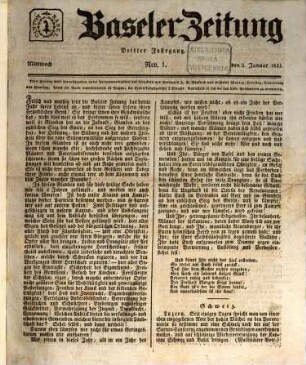 Basler Zeitung. 3. 1833