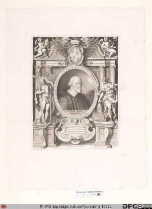 Bildnis Johann (Schweikard von Kronberg), 1604-26 Kurfürst u. Erzbischof von Mainz