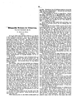 Pädagogische Brosamen der Erinnerung : Schluß