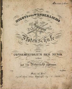 Hugot's und Wunderlich's Flötenschule : für das Conservatorium der Musik verfasst und zum Unterricht angenommen