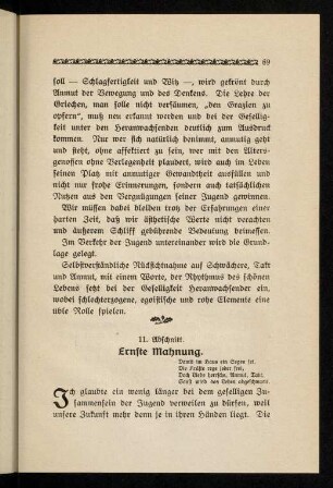 69-77, Ernste Mahnung