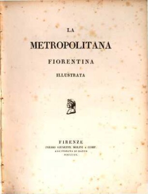La Metropolitana Fiorentina illustrata