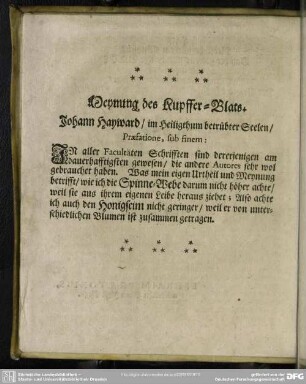 Meynung des Kupffer-Blats