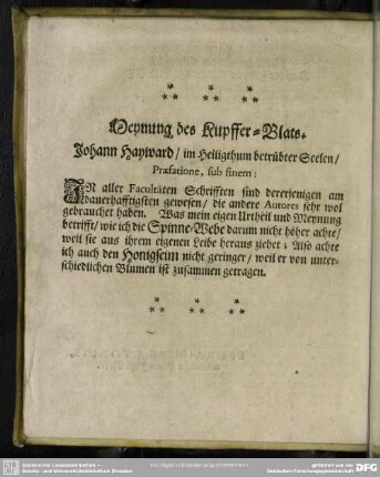 Meynung des Kupffer-Blats