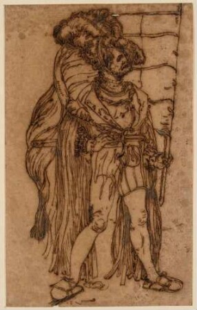 Landsknecht mit Fahne