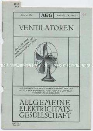 Ventilatoren (O) (Liste Kf 2/V, Nr. 2)