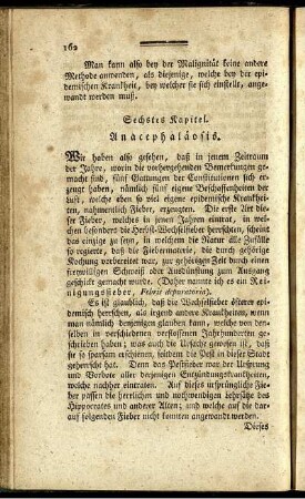 Sechstes Kapitel. Anacephaläosis.