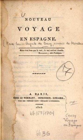 Nouveau voyage en Espagne