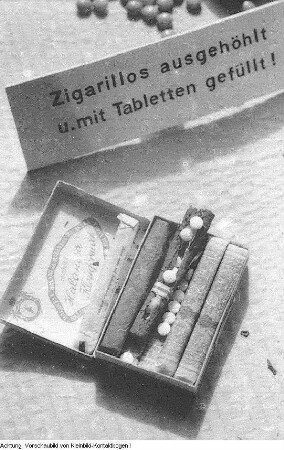 Paket Medikamenten aus Westdeutschland, September 1960-1962