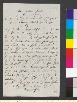 Brief von Friedländer, David an Zelter, Karl Friedrich