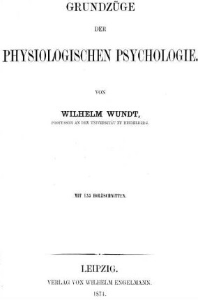 1: Grundzüge der physiologischen Psychologie