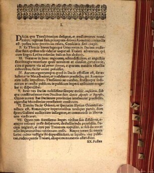 Daciam Consularem, Praeside Conrado Samuele Schurzfleischio, edisseret M. Joannes Francisci, Corona-Transylv. In Auditorio Maiori, D. XXIX. Mart. MDCXC.