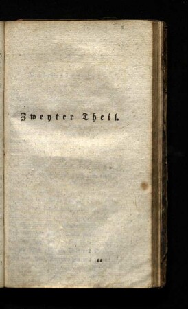 Zweyter Theil.