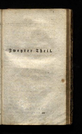 Zweyter Theil.