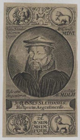 Bildnis des Johannes Sleidanus