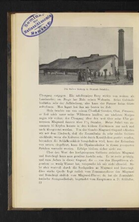 Die Saline Gottorp in Deutsch-Ostafrika.