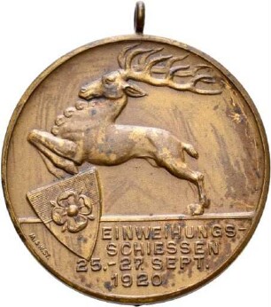 Schützenmedaille der Schützengilde Geislingen a. d. Steige
