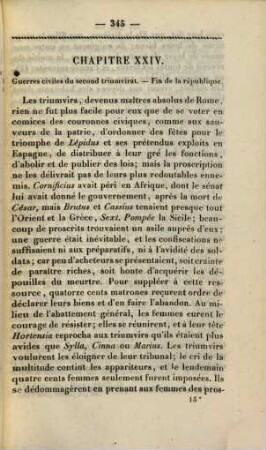 Histoire Romaine, 7. Fin de la république. Empire