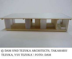 Thin Roof Sukiya - Modell des Gesamtgebäudes