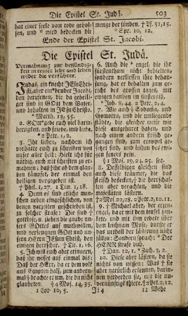 Die Epistel St. Judä.