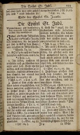Die Epistel St. Judä.