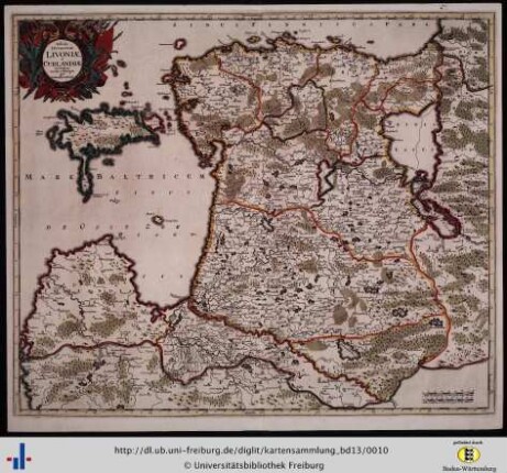 Tabula Ducatuum Livoniae et Curlandiae.