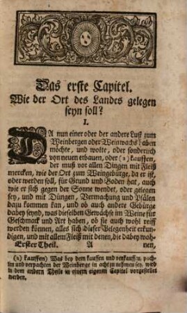Viticultura Germaniæ Oeconomica, Oder Haußwirthliche auf Teutschland gerichtete Nachricht Von dem Wein-Bau : Darinnen Von den Weinbergen, Weinstöcken, dem Most und Wein, und andern damit verwandten Materien, practische Regeln und brauchbare Oeconomische Lehrsätze mit untermischten Anmerckungen aus der Natur-Wissenschafft vorgetragen werden, ...
