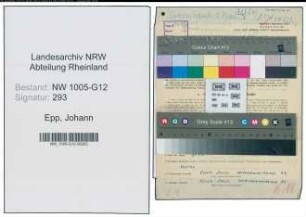 Entnazifizierung Johann Epp , geb. 17.10.1891 (Konstrukteur)