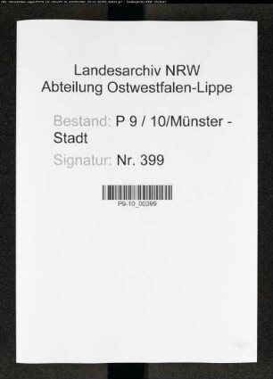 Sterberegister Standesamt Münster