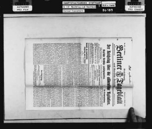 Äußerungen der Parteien und einzelner Abgeordneter zum Kriegsgeschehen und seinen Auswirkungen (hauptsächlich Zeitungsausschnitte)